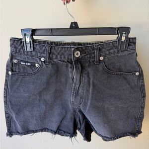 DKNY Women's Charcoal Jean Shorts